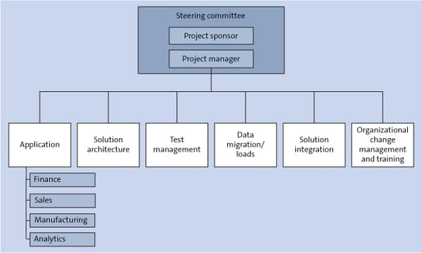SAP S/4HANA Project Governance Org Chart