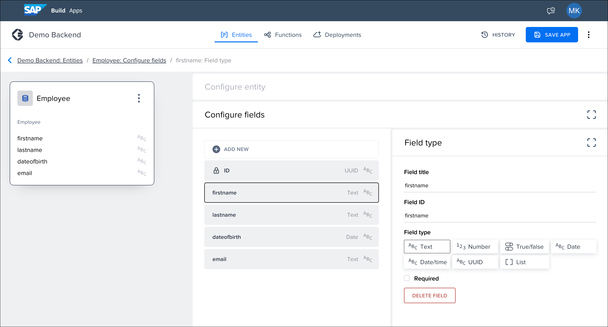 SAP Build Apps: Visual Cloud Functions