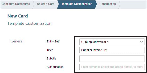 Template Customization