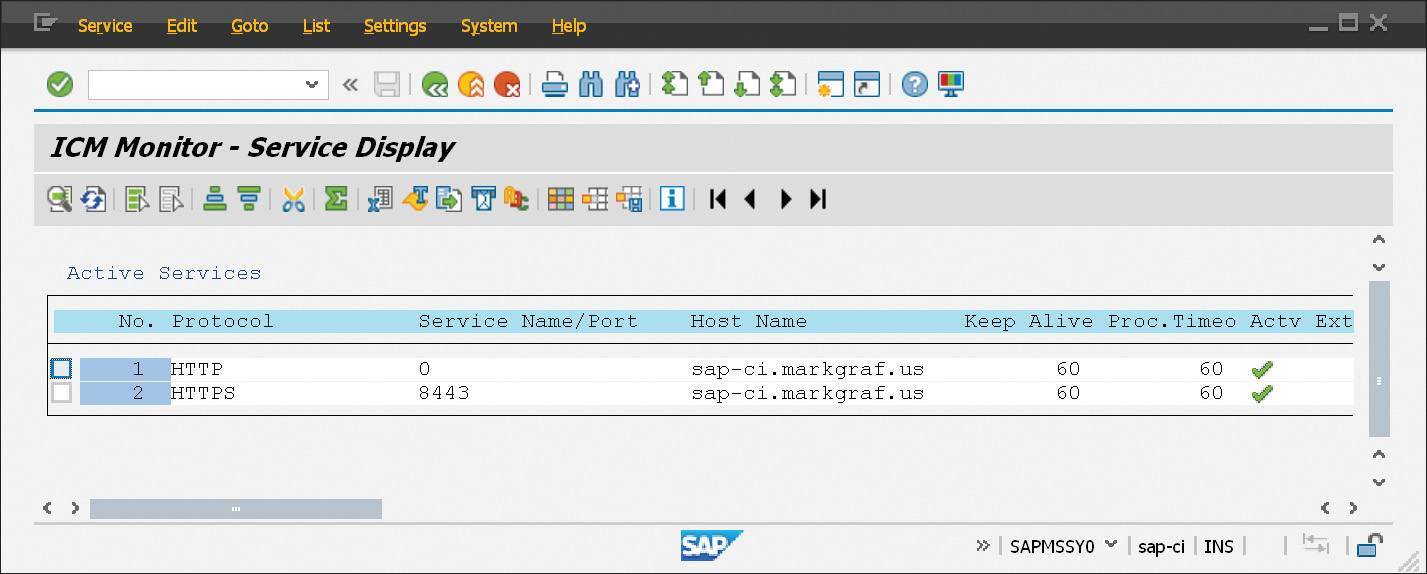 Installing SSL in SAP NetWeaver AS ABAP: Setting System Parameters