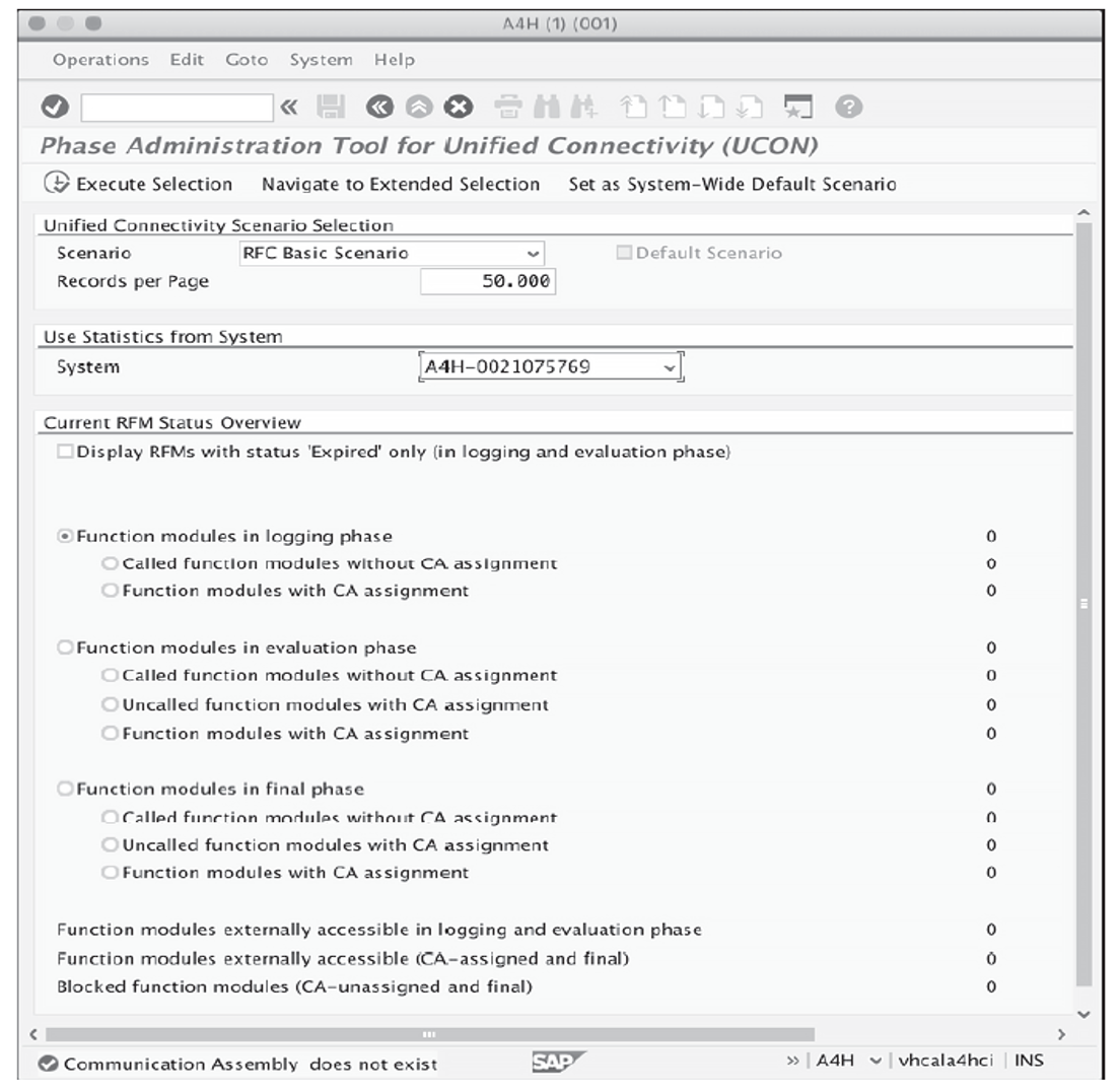 Unified Connectivity (UCON) Administration in SAP BW/4HANA