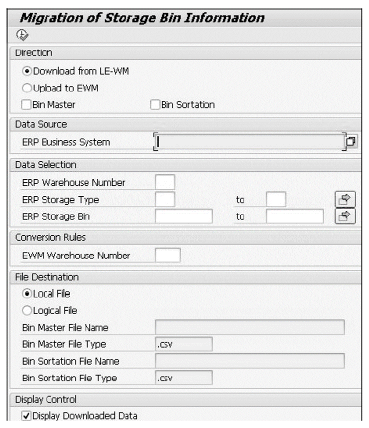 Bin Migration Tool