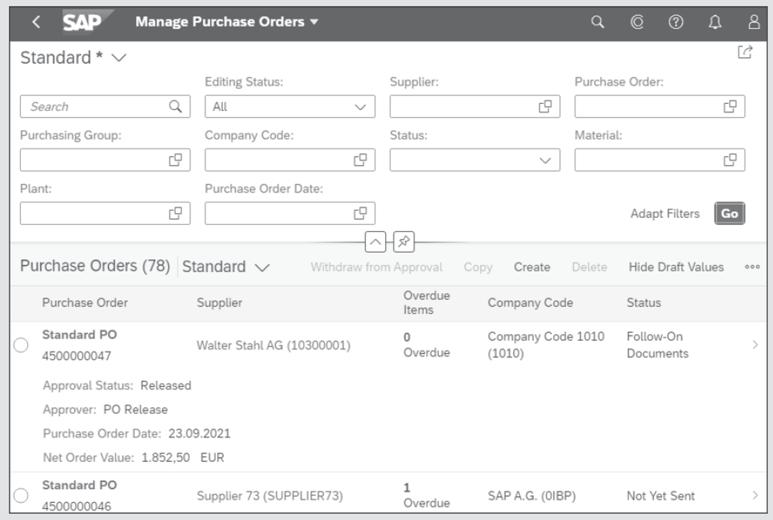 Table with Multiple Rows per Order