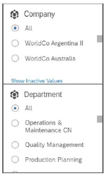 Single-Selection Input Controls