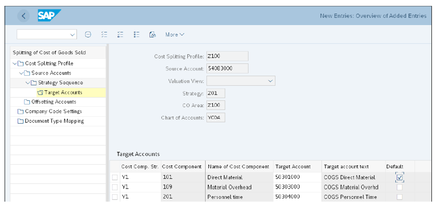 How to Split Cost of Goods Sold (COGS) with SAP S/4HANA Finance