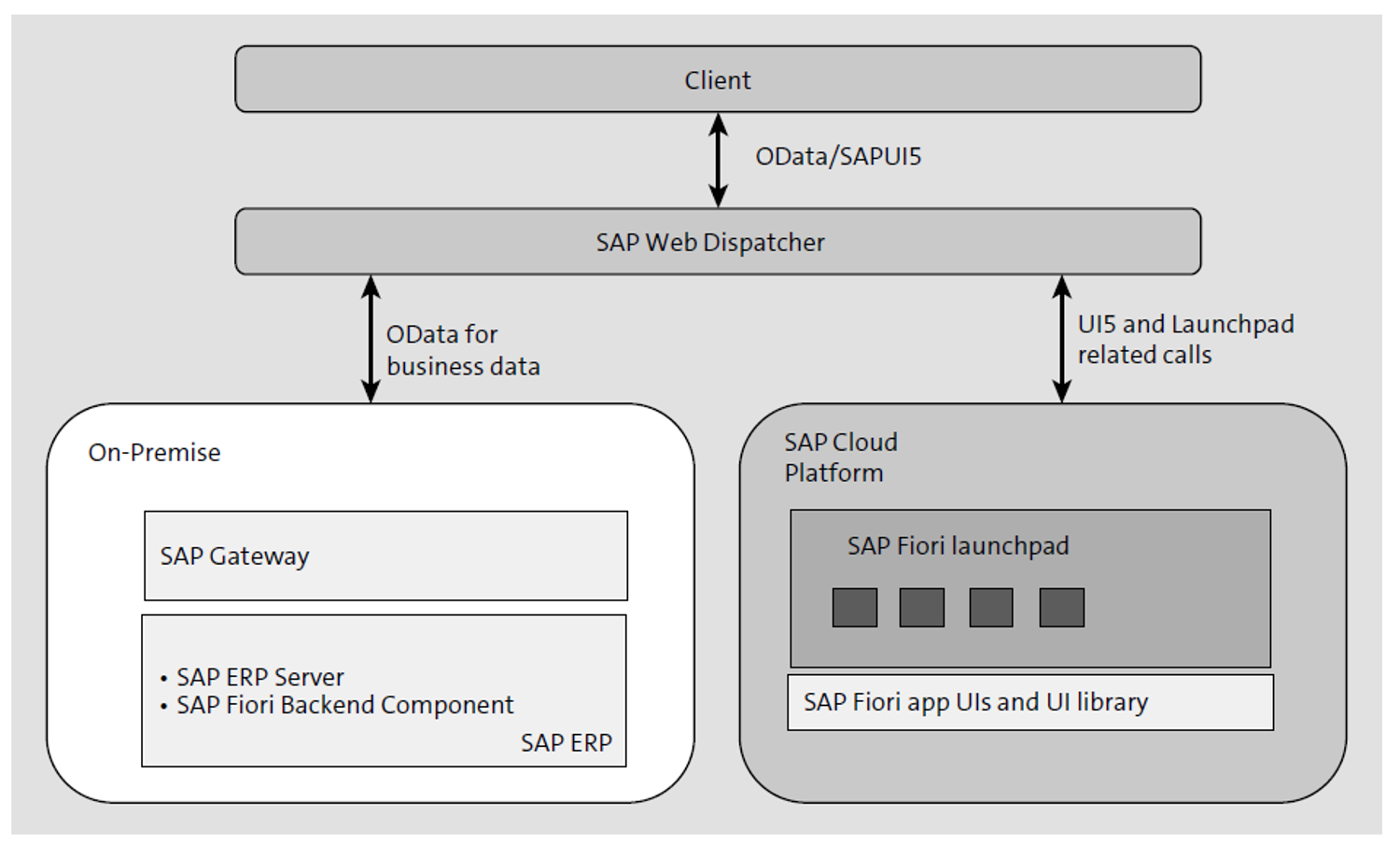 SAP Fiori Cloud Architectural Option: Internal Access Point