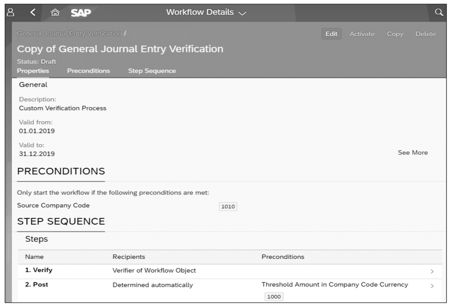 How to Verify a Journal Entry in SAP S/4HANA
