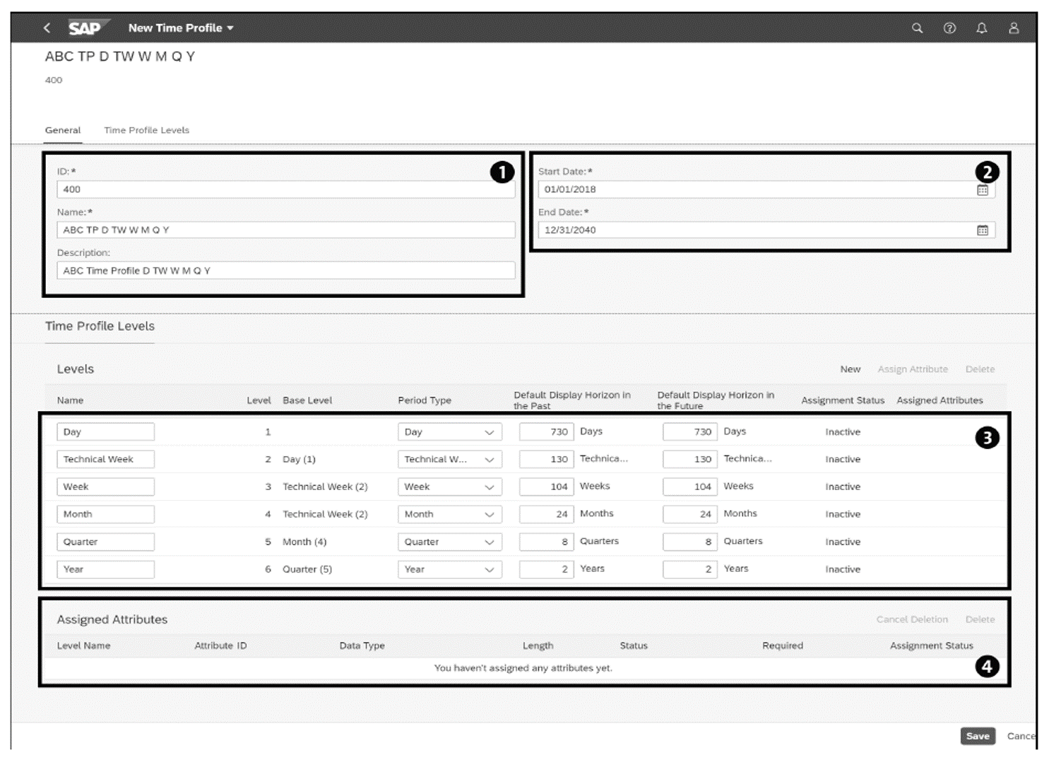 Time Profile Details