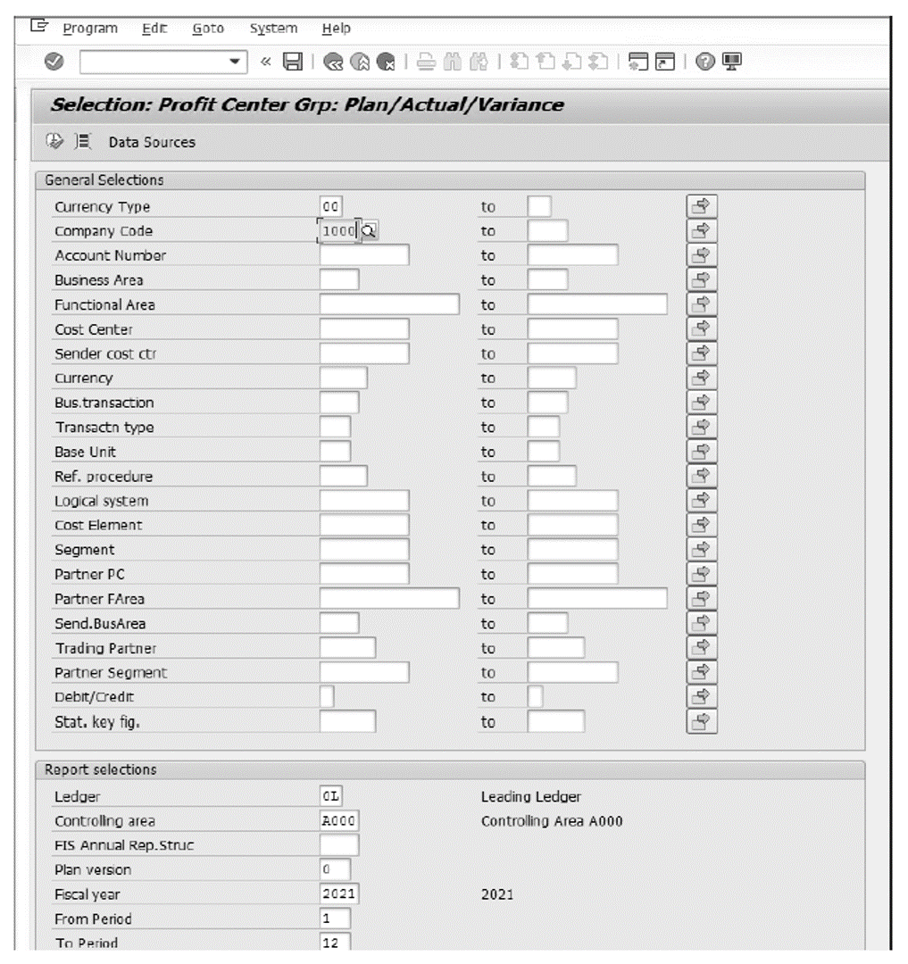 standard-reports-for-profit-center-accounting-in-sap-s-4hana