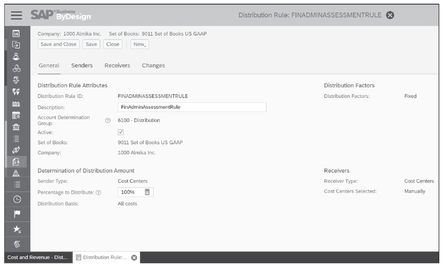 Using SAP Business ByDesign for Cost and Revenue