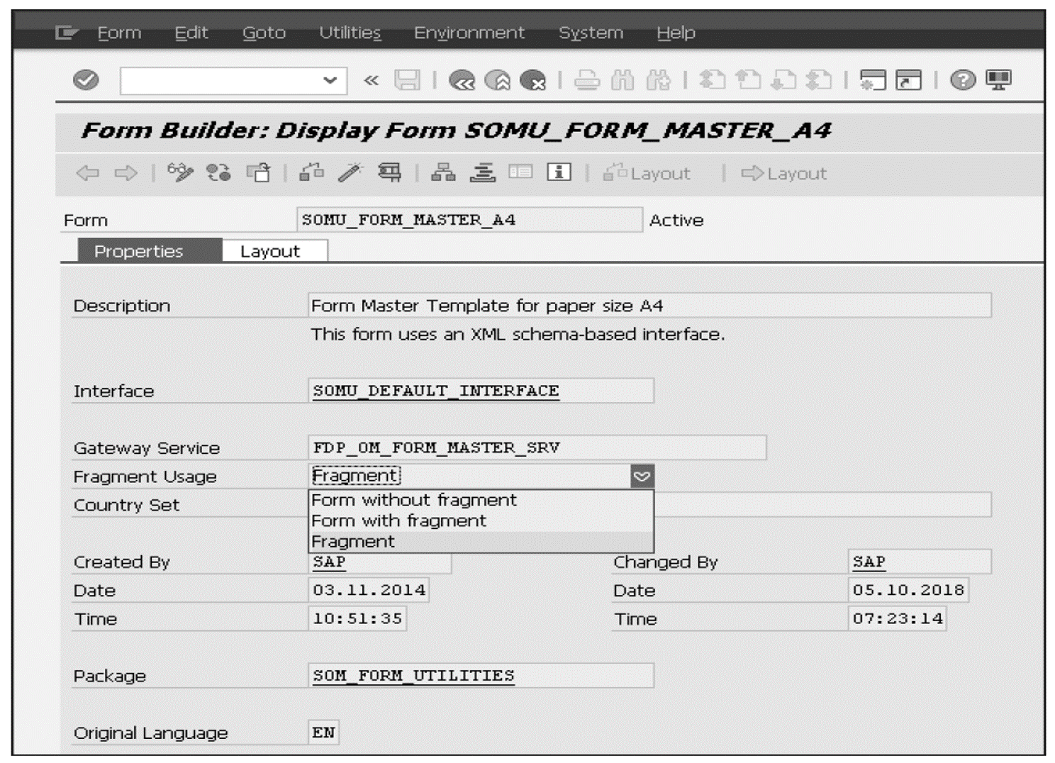 Sap Maintain Form Templates