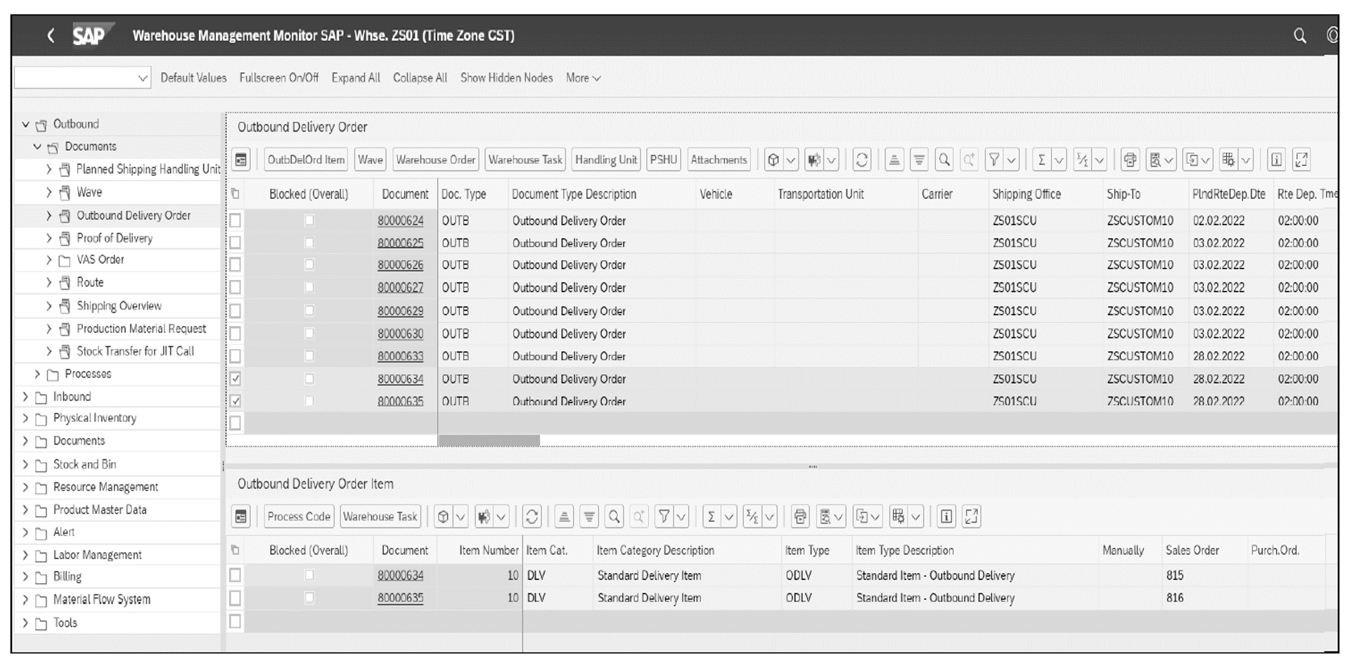 Warehouse Monitor