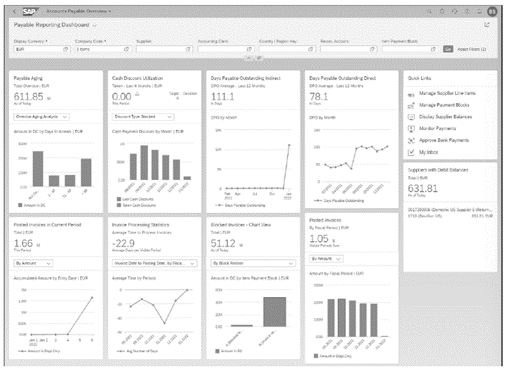 Payable Reporting Dashboard