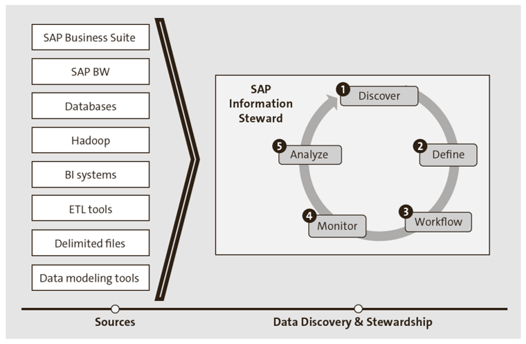 Capacidades clave de SAP Information Steward
