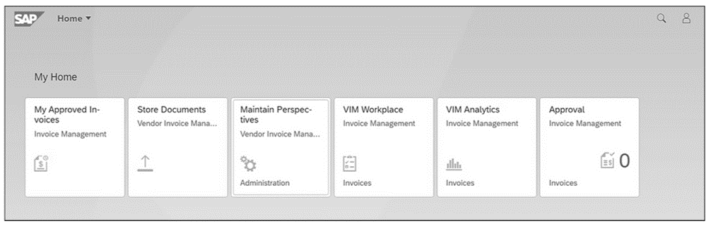 Some Typical SAP Invoice Management SAP Fiori Apps for the Invoice Solution and Foundation