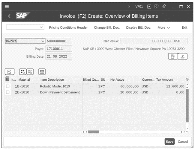 Billing with SAP Project System in SAP S/4HANA