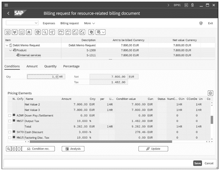 Billing with SAP Project System in SAP S/4HANA