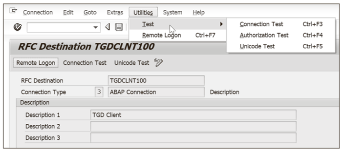 RFC Test Options