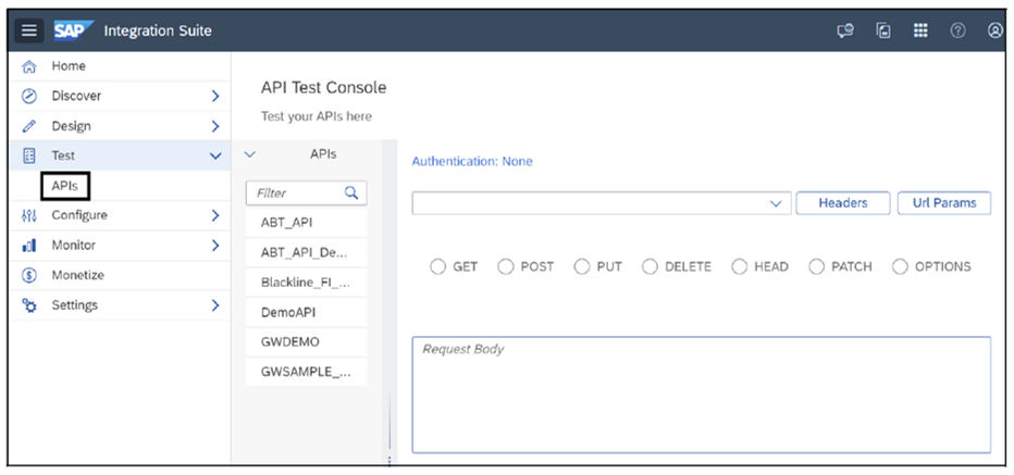 Testing APIs 