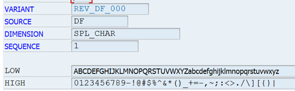 Valid entries in custom table