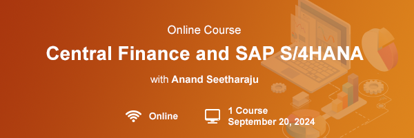 Central Finance and SAP S/4HANA Course
