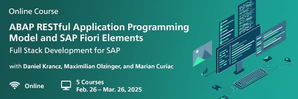 ABAP RESTful and SAP Fiori Elements