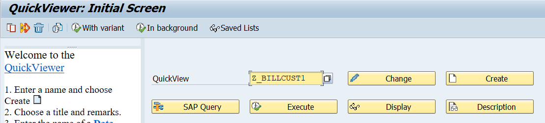 sap query report assignment