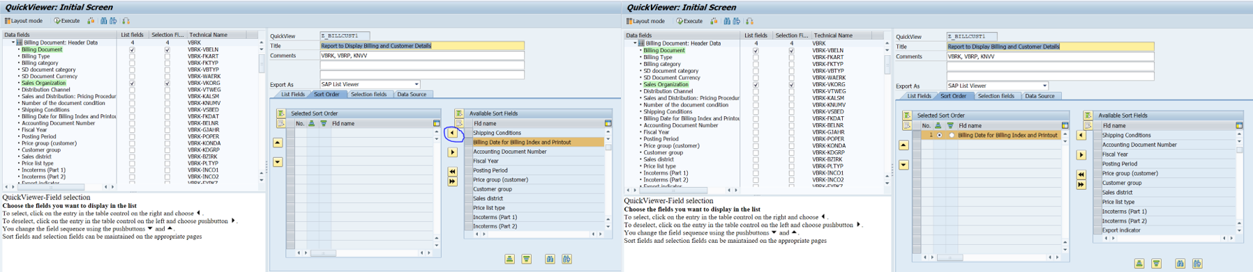 sap query report assignment