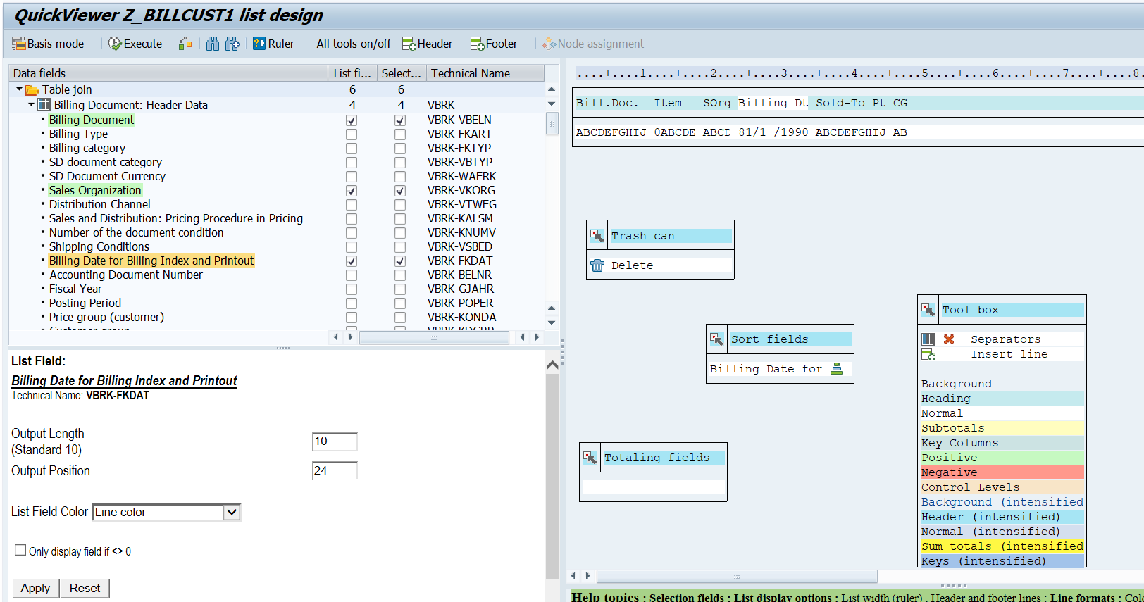 sap query report assignment