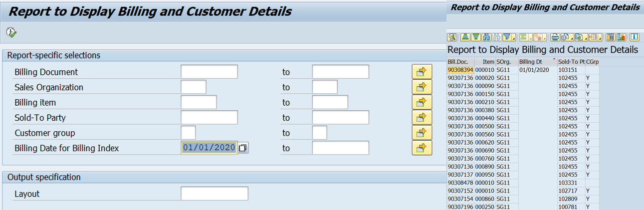 sap query report assignment