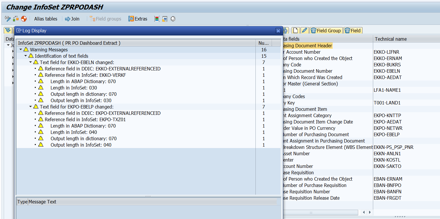 sap query report assignment