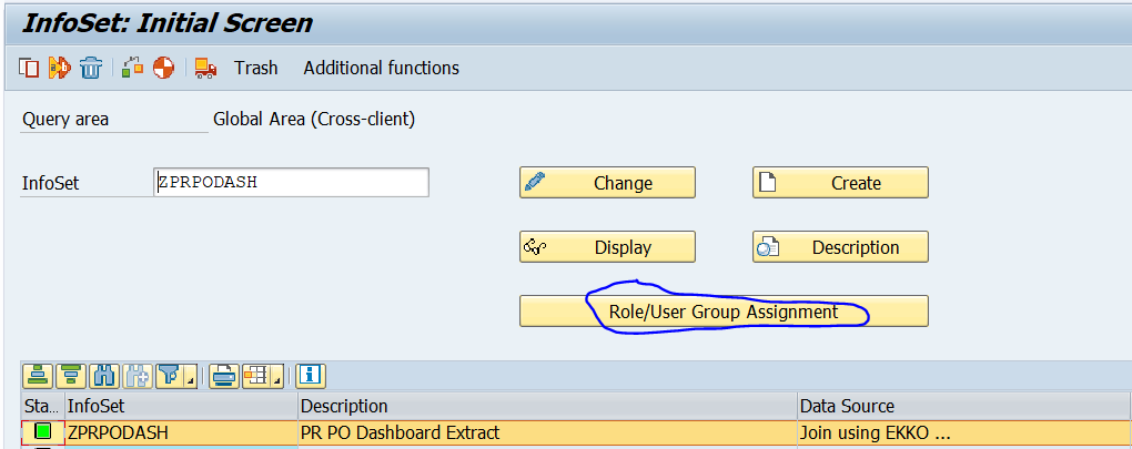 sap query report assignment