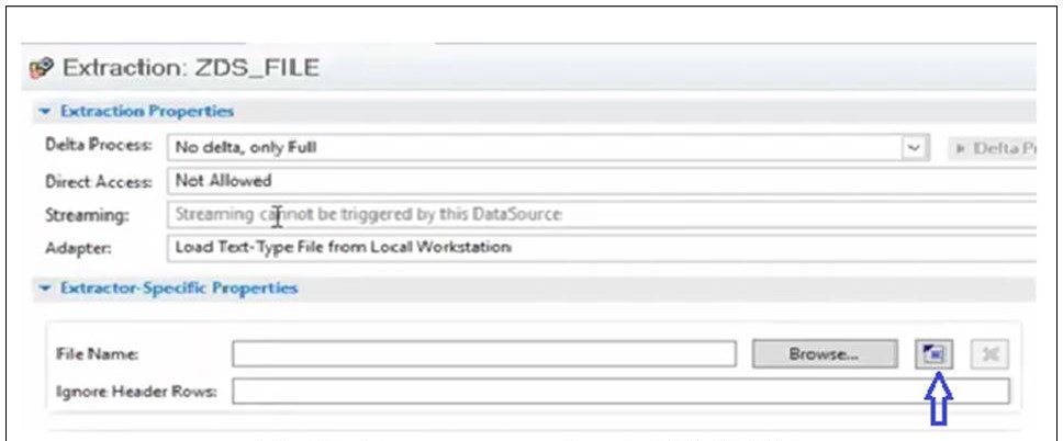 Data source settings in SAP BW/4HANA