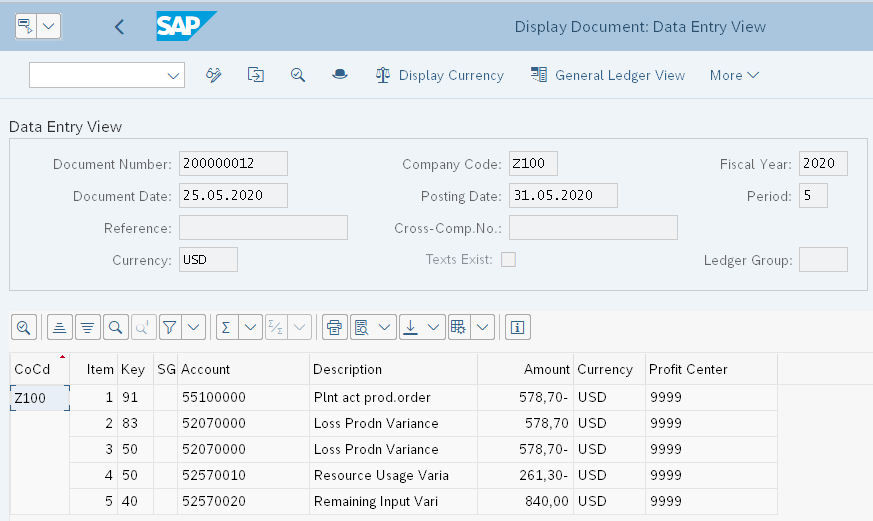 How to Configure Variance Split in SAP S/4HANA