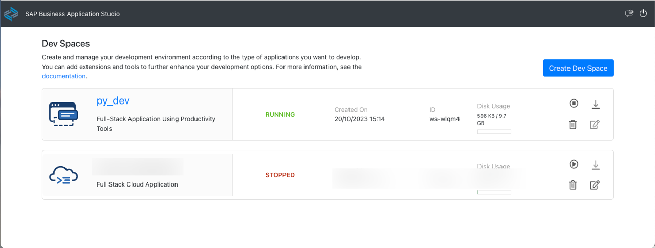 An Example of Python Development with SAP Business Application Studio