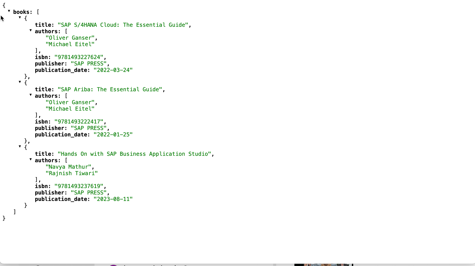 An Example of Python Development with SAP Business Application Studio