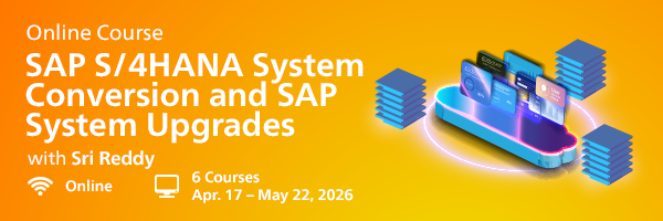 SAP S/4HANA System Conversion Course