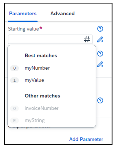 Editing Activity Parameters