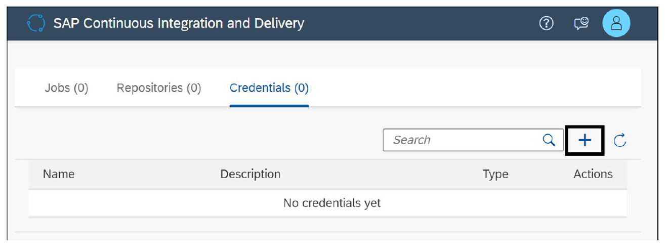 Configure Credentials for GitHub