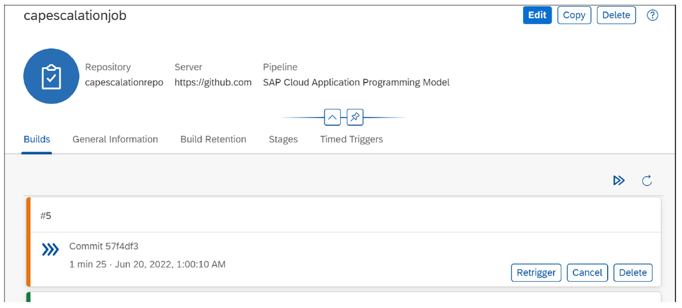Automatic Triggering of CI/CD Job