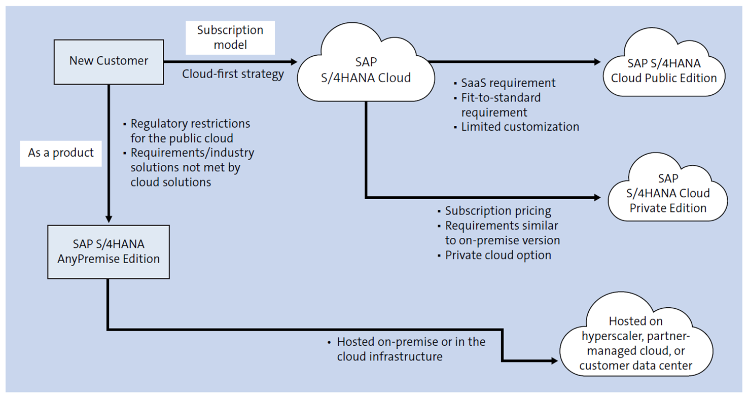 New Customer Product Options for Clients with an Existing SAP ERP Landscape