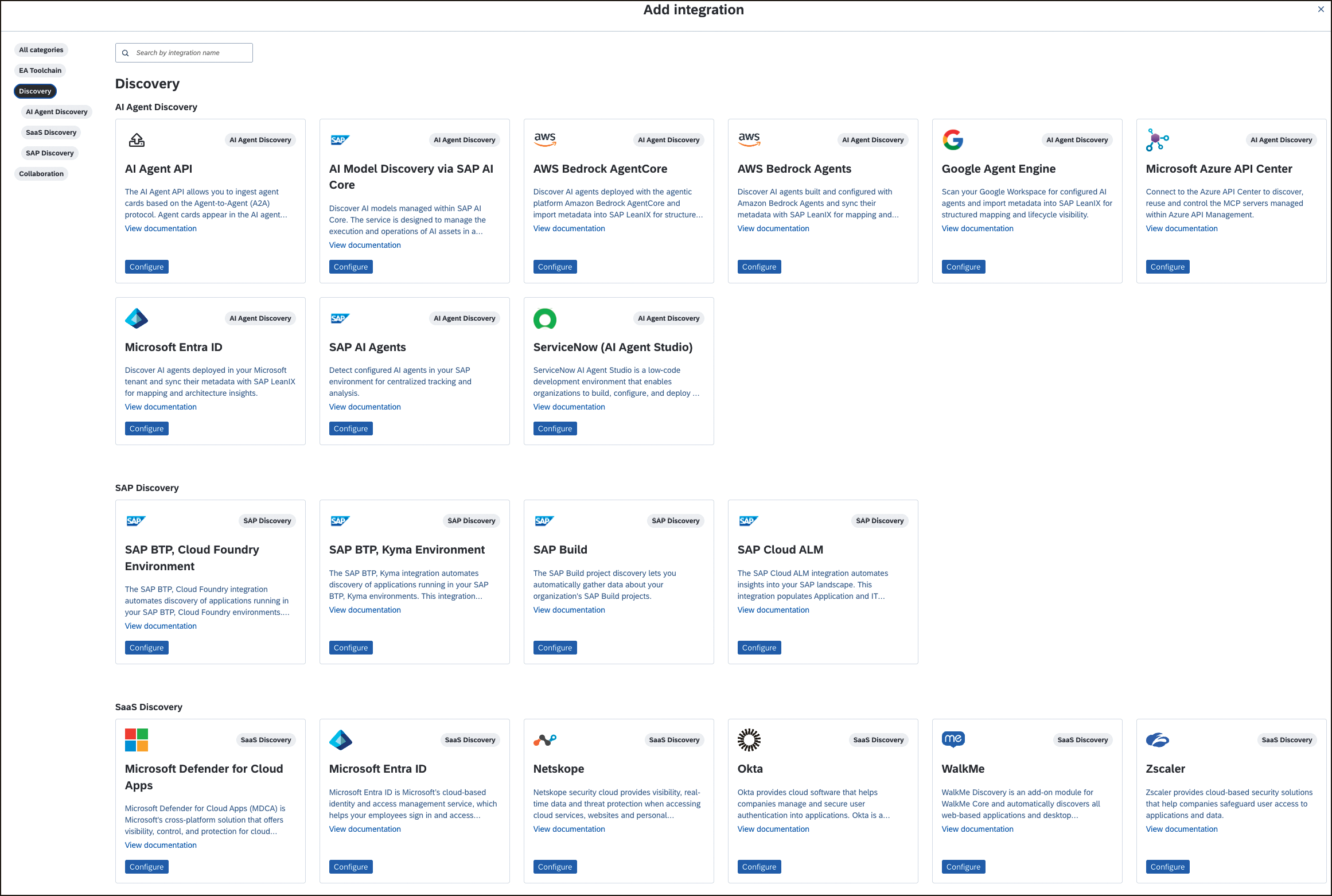 SAP LeanIX Application Portfolio Management: Discovery Capability Overview