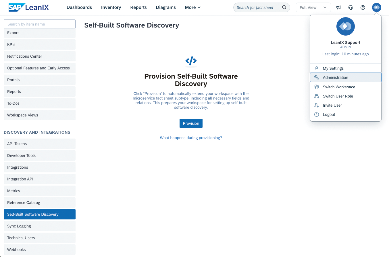 SAP LeanIX Technology Risk and Compliance: Self-Built Software Capability with GitHub Enterprise Integration and Microservice Meta Model Extension