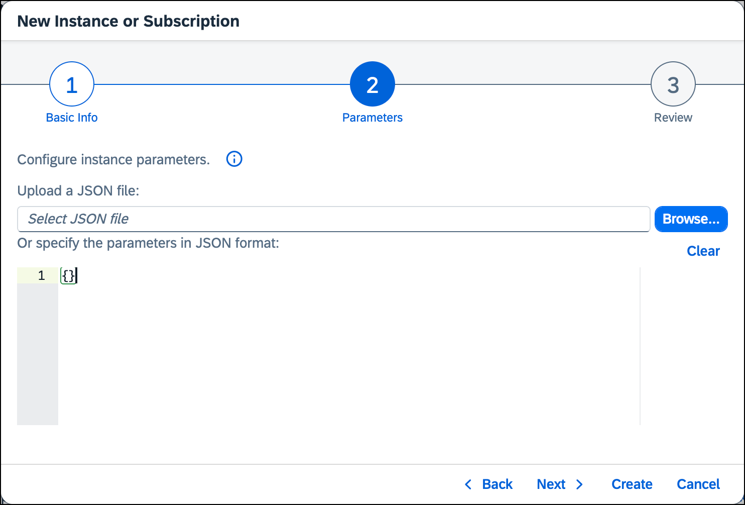 Configuring Parameters