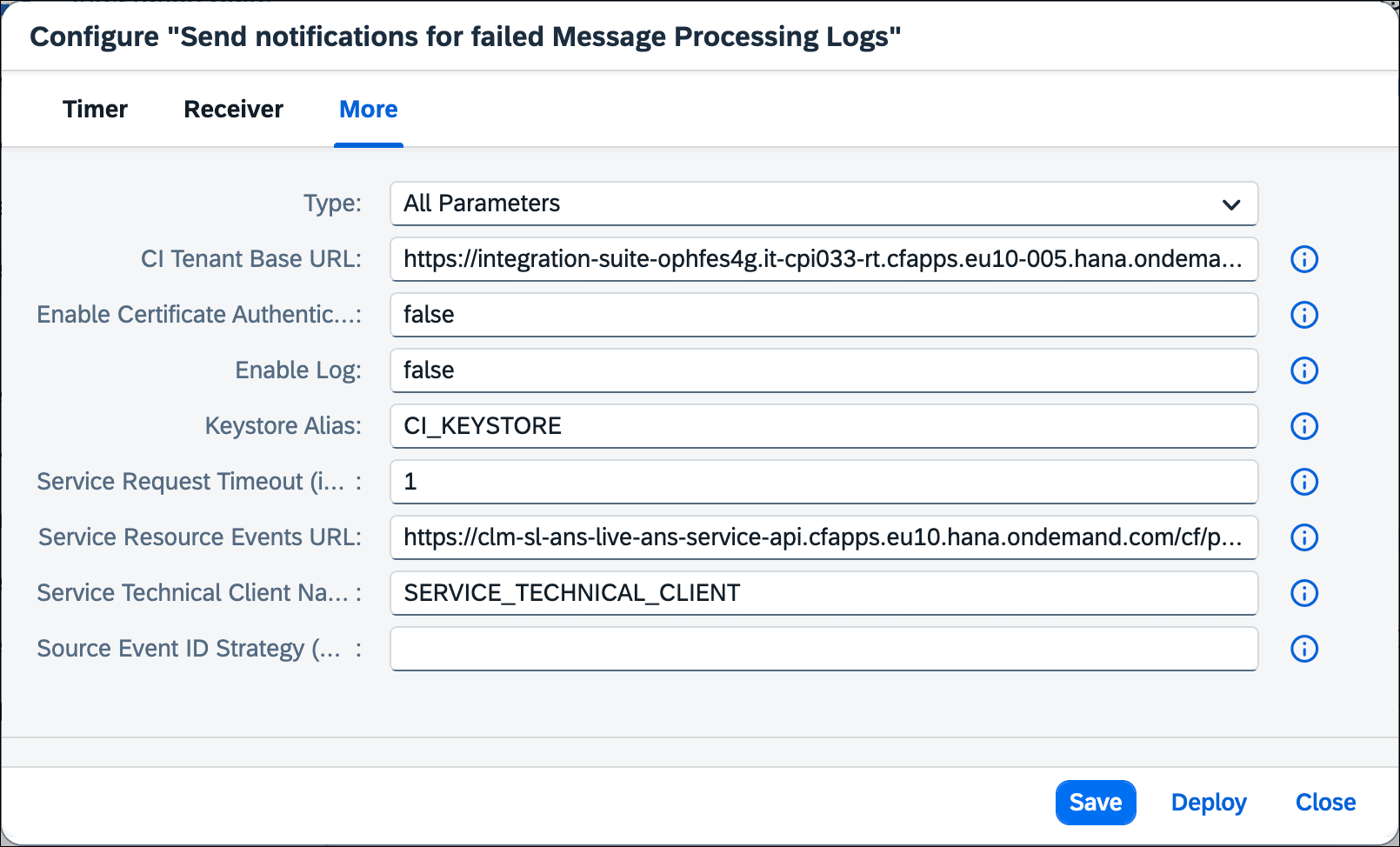 Configure SAP Alert Notification Connection