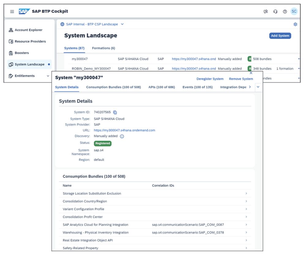 Seamless Connectivity between SAP BTP and Backend Cloud LoB Systems