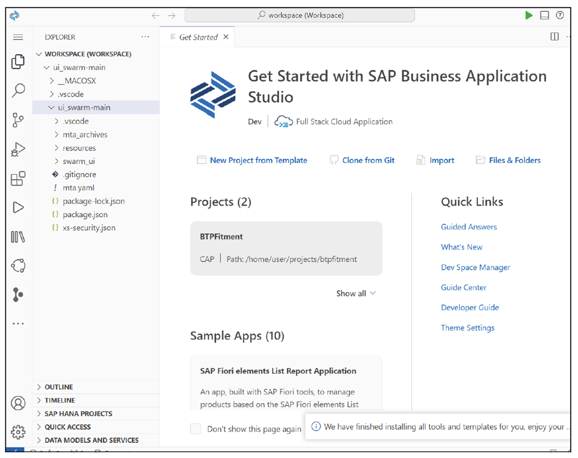SAP Business Application Studio