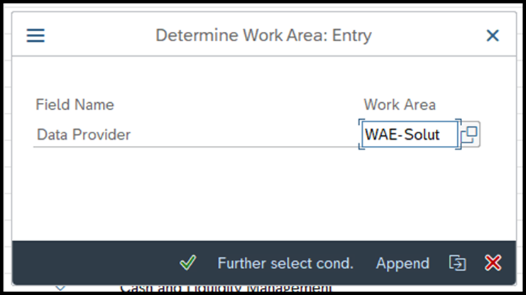 Determinar el área de trabajo