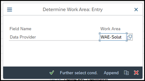 Determinar el área de trabajo
