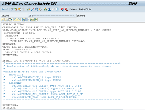 ABAP editor